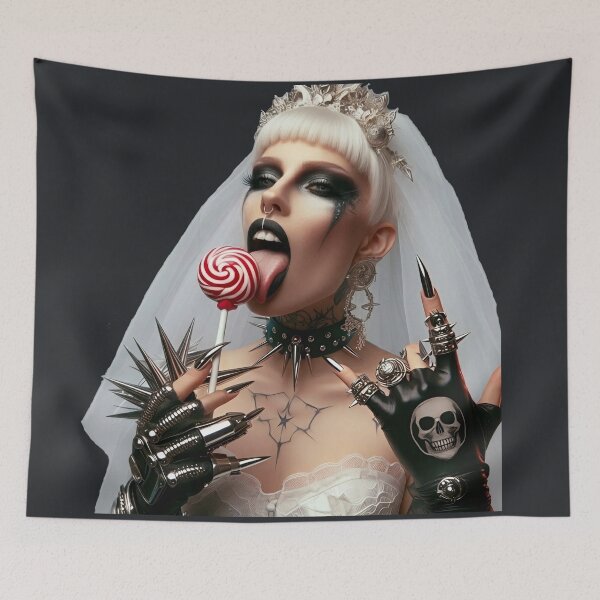 Item preview, Goth Bride Licking Swirl Lollipop designed and sold by Voodoo Store Paranormal Collections.