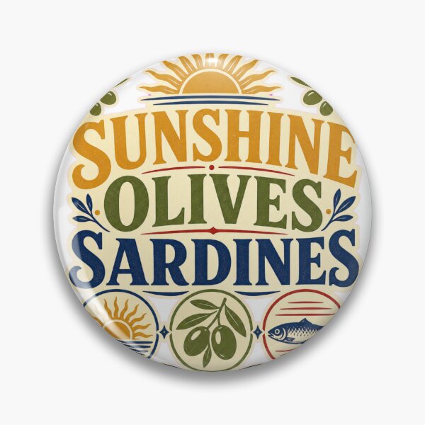 Item preview, Sunshine Olives Sardines - Mediterranean Summer designed and sold by GoverArt.