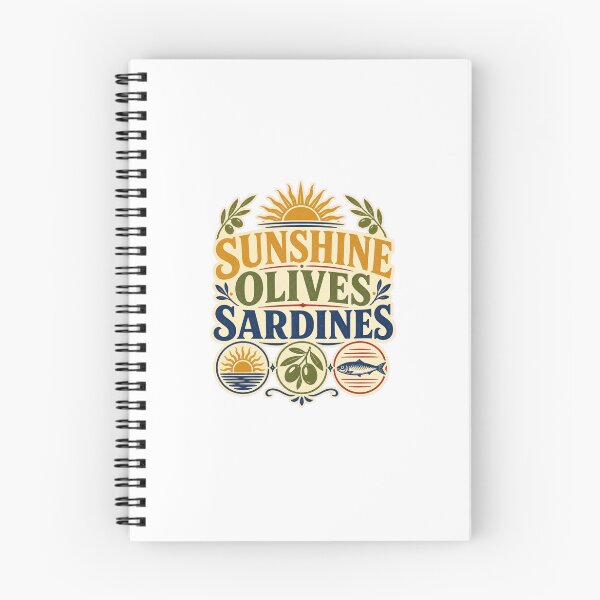 Item preview, Sunshine Olives Sardines - Mediterranean Summer designed and sold by GoverArt.
