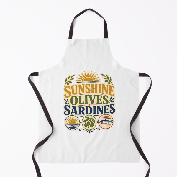 Item preview, Sunshine Olives Sardines - Mediterranean Summer designed and sold by GoverArt.