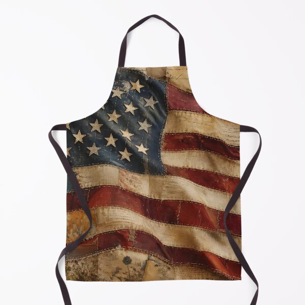 Item preview, Vintage Patchwork American Flag America 250 designed and sold by Buttonquill.