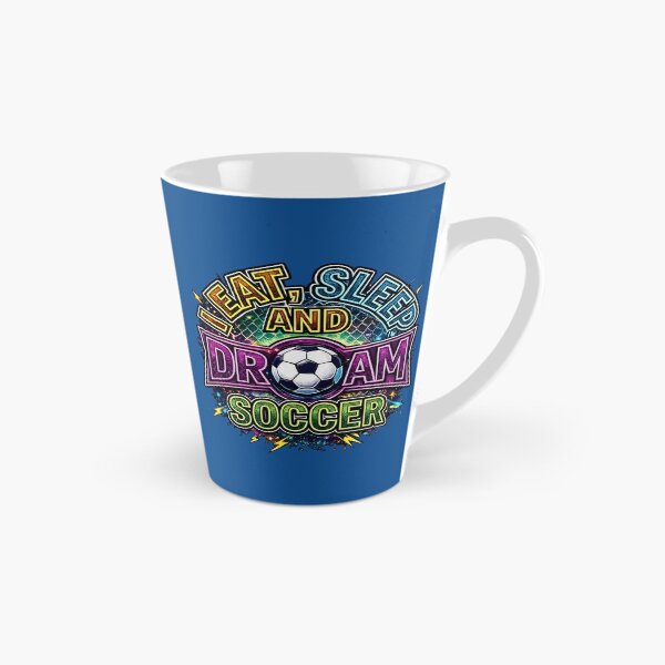 Item preview, Eat Sleep DreI Eat Sleep and Dream Football Soccer Fan Neon Typographyam Football Colorful Soccer Lover Design designed and sold by digitalbob60.