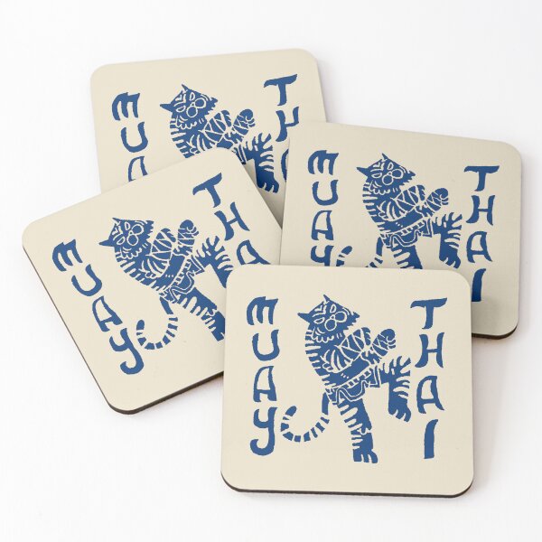 Item preview, Tiger Muay Thai Martial Arts Hand Drawn Linocut Illustration designed and sold by Childish by Design.