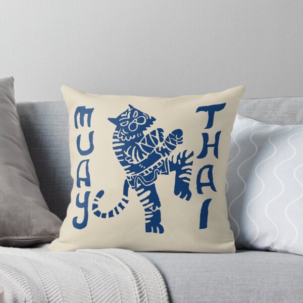 Item preview, Tiger Muay Thai Martial Arts Hand Drawn Linocut Illustration designed and sold by RNASstuff.