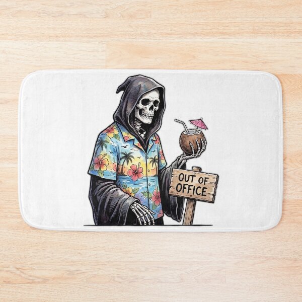 Item preview, Grim Reaper Out Of Office Vacation Funny Dark Humor designed and sold by ryanguas.