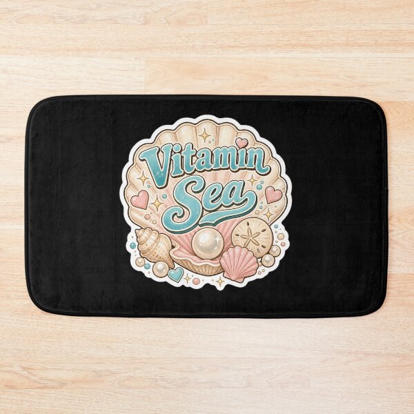 Item preview, Vitamin Sea Cute Coastal Seashell Pearl Beach Sticker designed and sold by FestivityFinds.