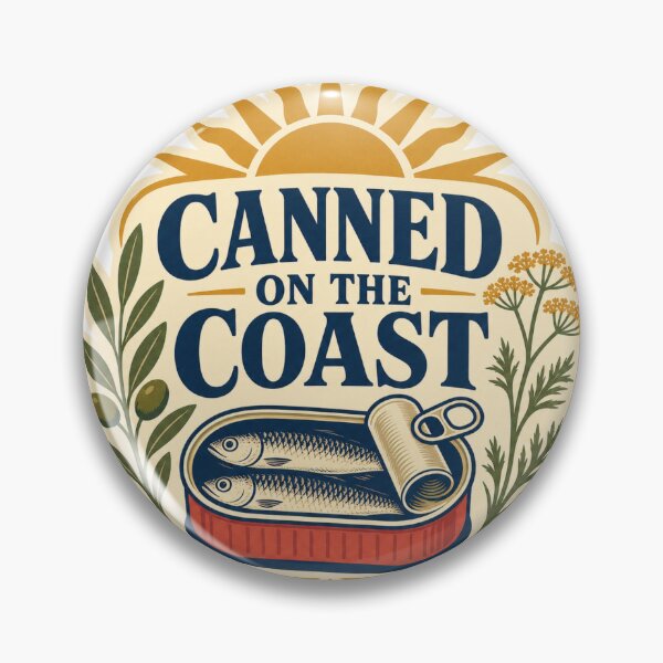 Item preview, Canned on the Coast - Retro Sardine Summer designed and sold by GoverArt.