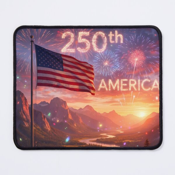 Item preview, America 250 Fireworks Over the Mountains designed and sold by Buttonquill.