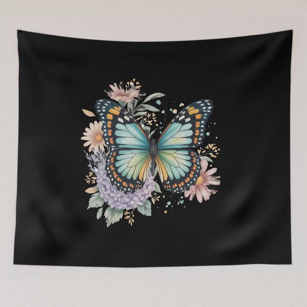 Item preview, Butterfly Wildflower Mental Health Quotes  designed and sold by sailorjessiArt.