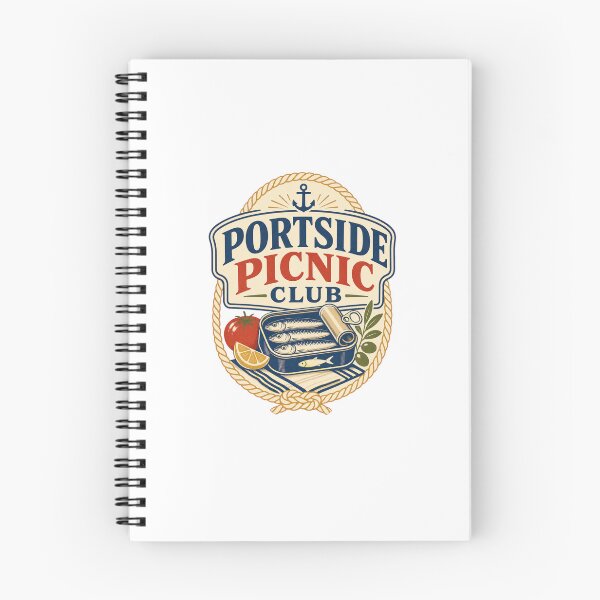 Item preview, Portside Picnic Club - Vintage Sardine Badge designed and sold by GoverArt.