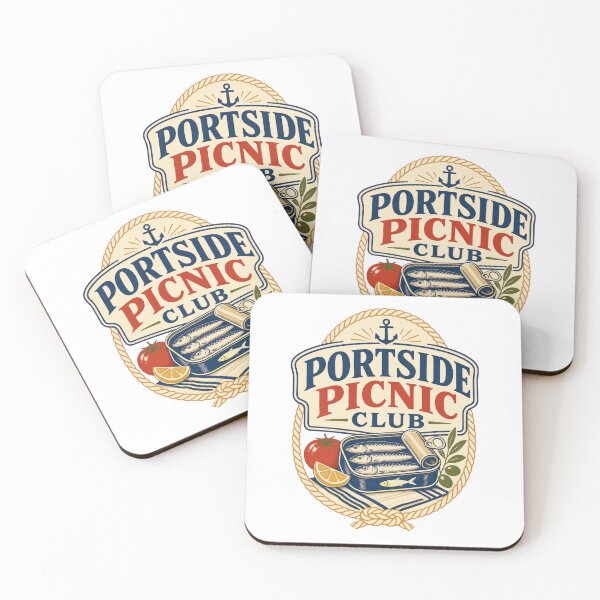 Item preview, Portside Picnic Club - Vintage Sardine Badge designed and sold by GoverArt.