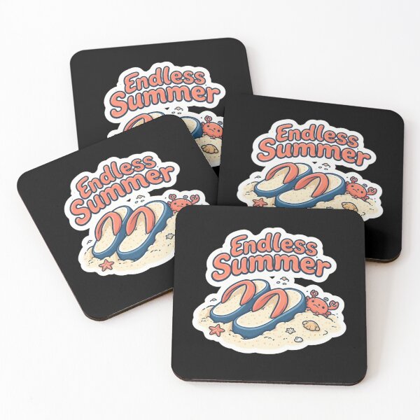 Item preview, Endless Summer Cute Beach Flip Flops Cartoon Crab Sticker designed and sold by FestivityFinds.