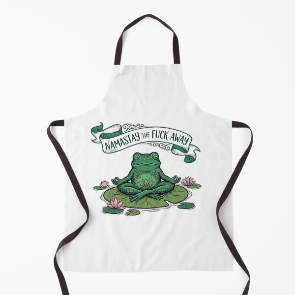 Item preview, Namastay The Fuck Away Zen Frog Funny Yoga designed and sold by ryanguas.