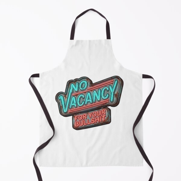 Item preview, No Vacancy For Your Bullshit Retro Neon Sign designed and sold by ryanguas.