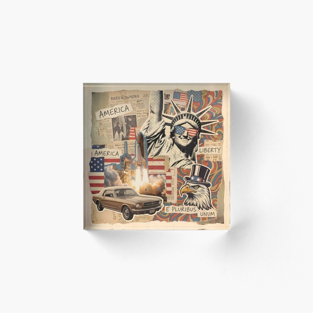 Aperçu de l'œuvre Bloc acrylique créée et vendue par Buttonquill.