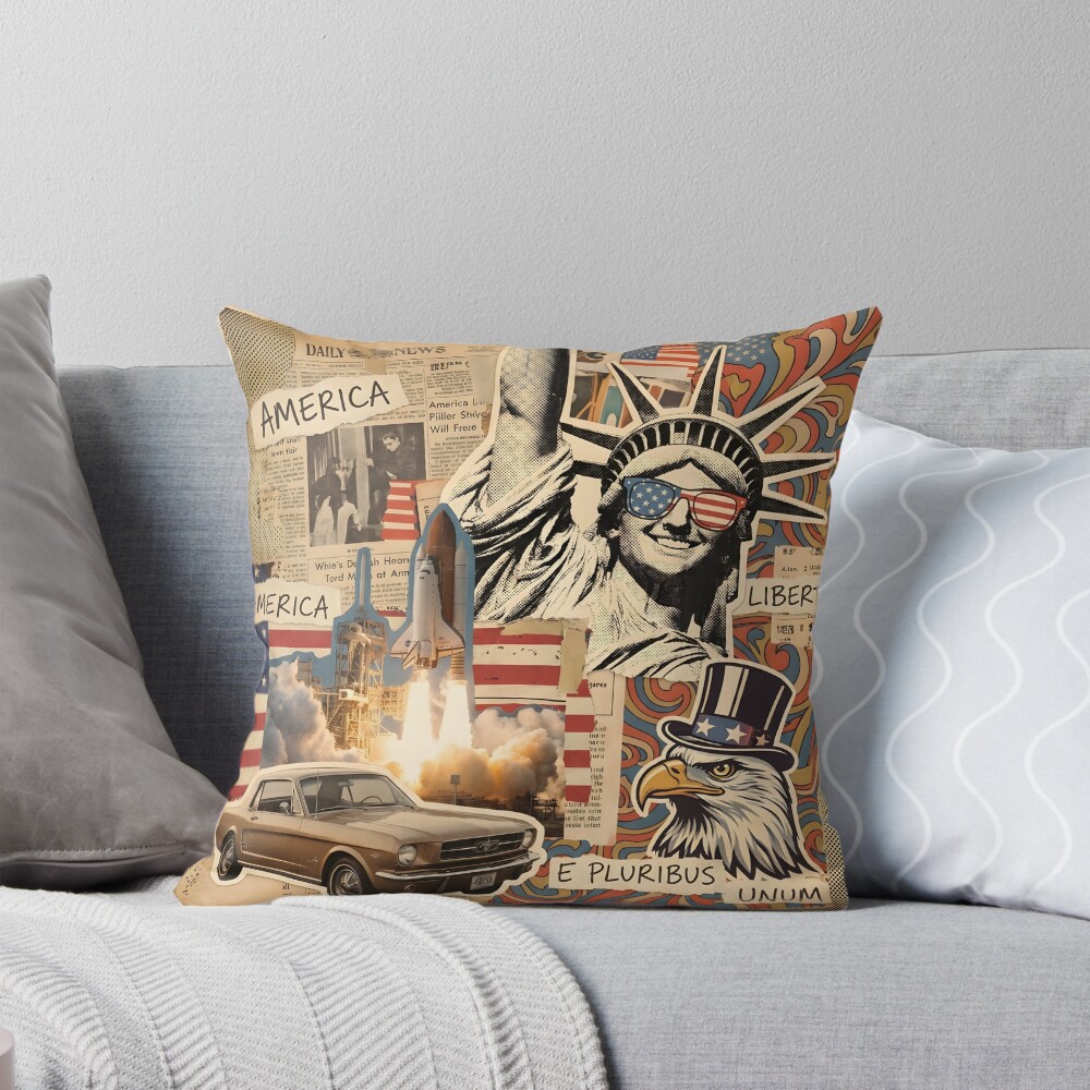 Aperçu de l'œuvre Coussin créée et vendue par Buttonquill.