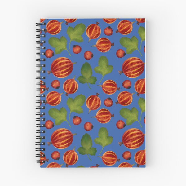 Item preview, Blue gooseberry pattern designed and sold by feannaart.