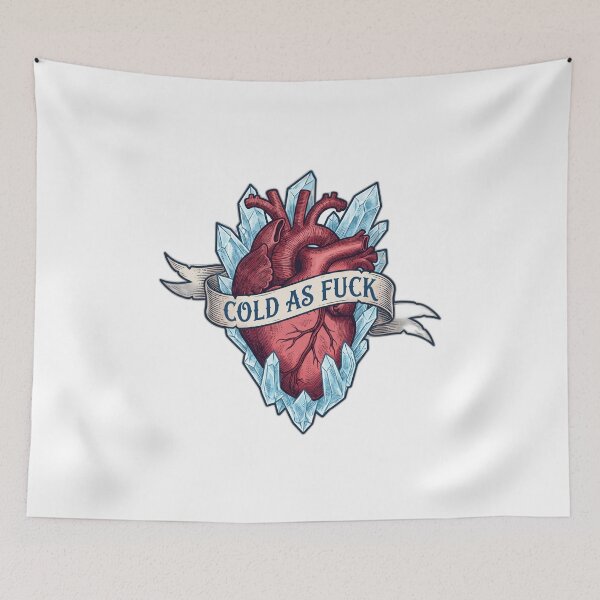 Item preview, Cold As Fuck Frozen Anatomical Heart Funny designed and sold by ryanguas.