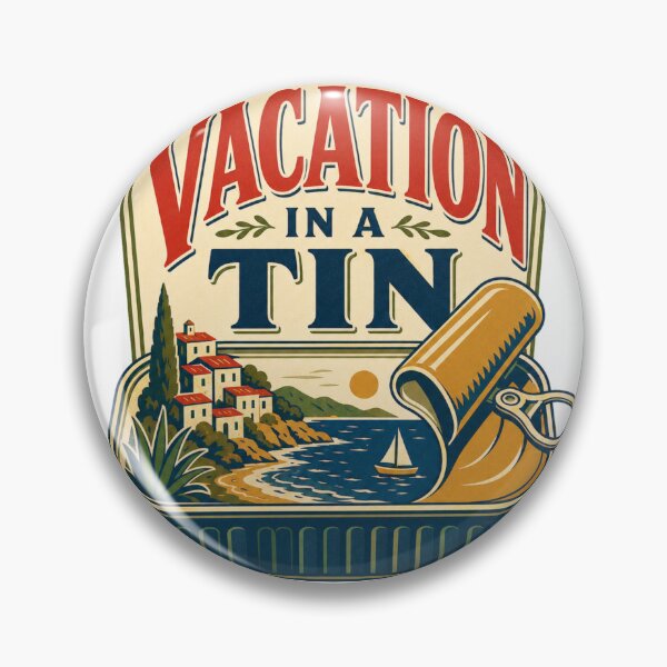 Item preview, Vacation in a Tin - Mediterranean Sardine Design designed and sold by GoverArt.