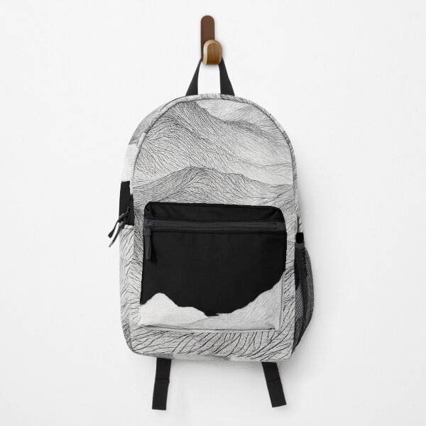 Item preview, Hidden Landscape | Abstract Line Mountain Wall Art designed and sold by rigelcreation.