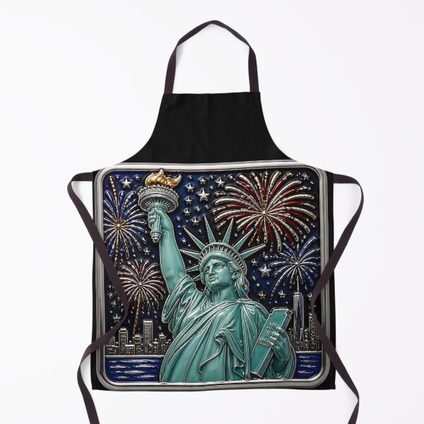 Item preview, Lady Liberty Fireworks America 250 designed and sold by Buttonquill.