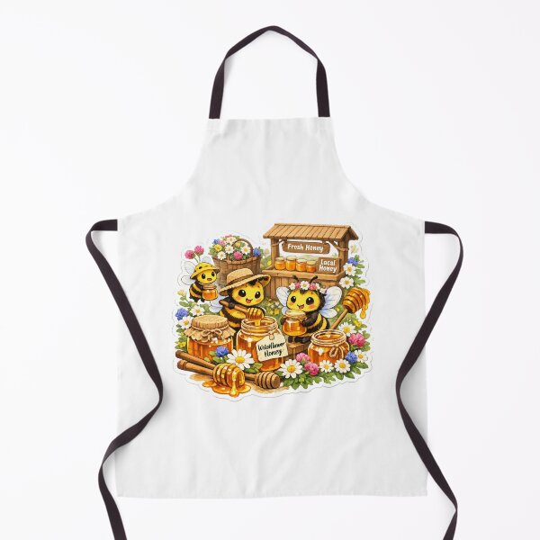 Item preview, Bee Honey Market Shirt | Cute Bees Selling Wildflower Honey | Cottagecore Beekeeper Gift designed and sold by MrDev.