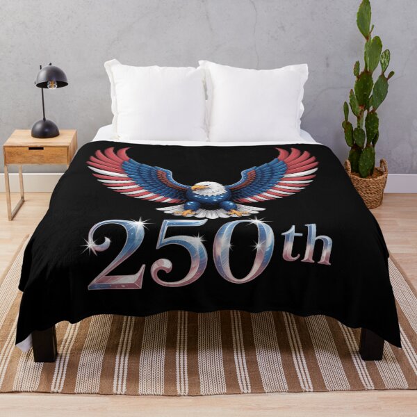 Item preview, Eagle 250th Anniversary Patriotic American Flag 4th of July designed and sold by sailorjessiArt.