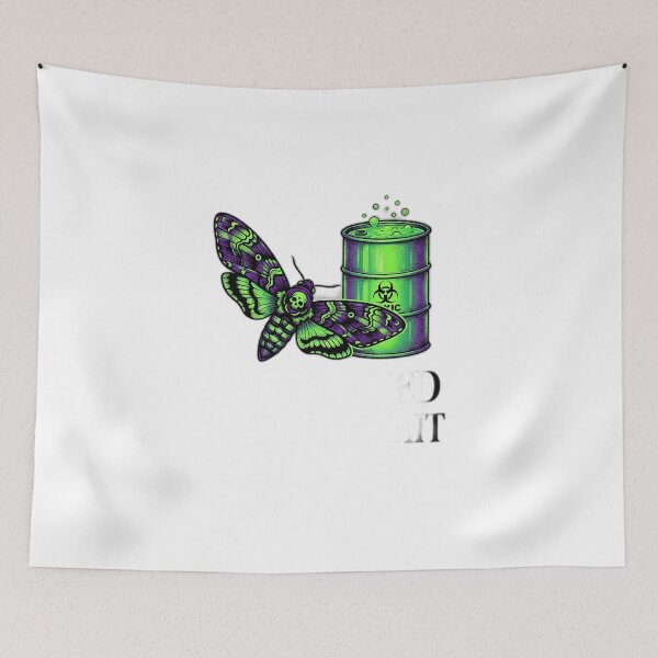 Item preview, Attracted To Toxic Shit Funny Moth Meme designed and sold by ryanguas.