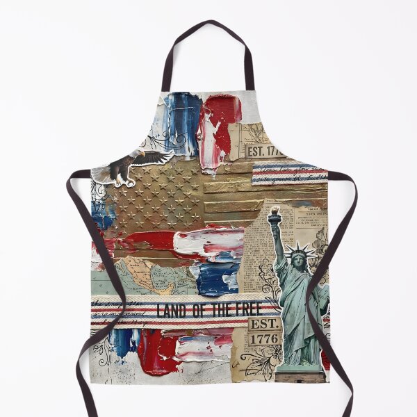 Item preview, Land of the Free Patriotic Collage America 250 designed and sold by Buttonquill.