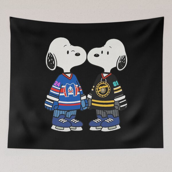 Item preview, Snoopy Hockey Rivalss Holding Hands designed and sold by WilliamFerris.