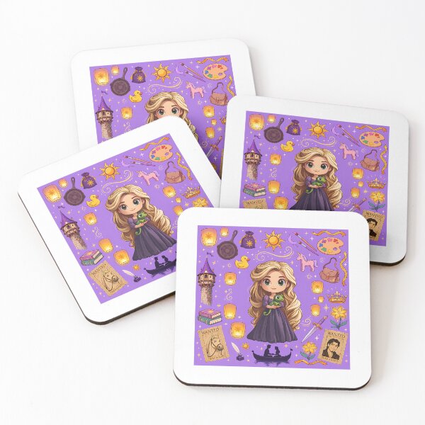 Item preview, Kawaii Rapunzel Tangled Collage designed and sold by lucartian.