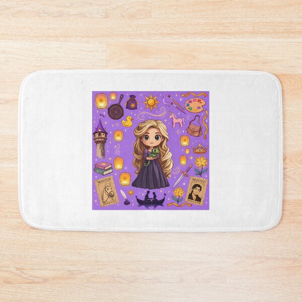 Item preview, Kawaii Rapunzel Tangled Collage designed and sold by lucartian.