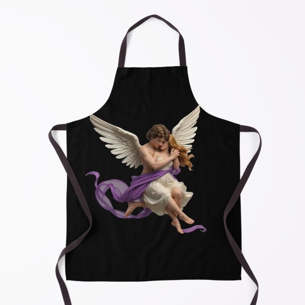 Item preview, Romantic Angel Couple Embrace | Heavenly Love Wings | Cupid Inspired Fantasy Art | Ethereal Romance Illustration | Valentine's Day Gift designed and sold by digitalbob60.