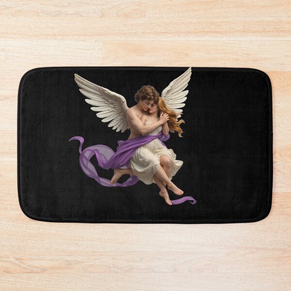 Item preview, Romantic Angel Couple Embrace | Heavenly Love Wings | Cupid Inspired Fantasy Art | Ethereal Romance Illustration | Valentine's Day Gift designed and sold by digitalbob60.