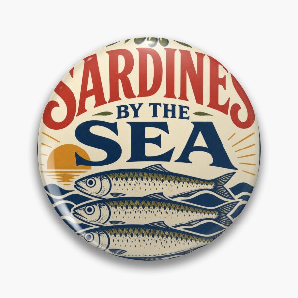 Item preview, Sardines by the Sea - Vintage Coastal Graphic designed and sold by GoverArt.