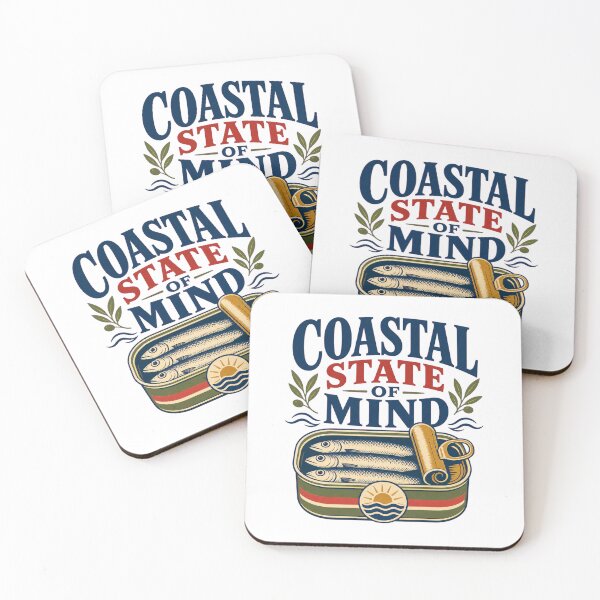 Item preview, Coastal State of Mind - Sardine Summer Design designed and sold by GoverArt.