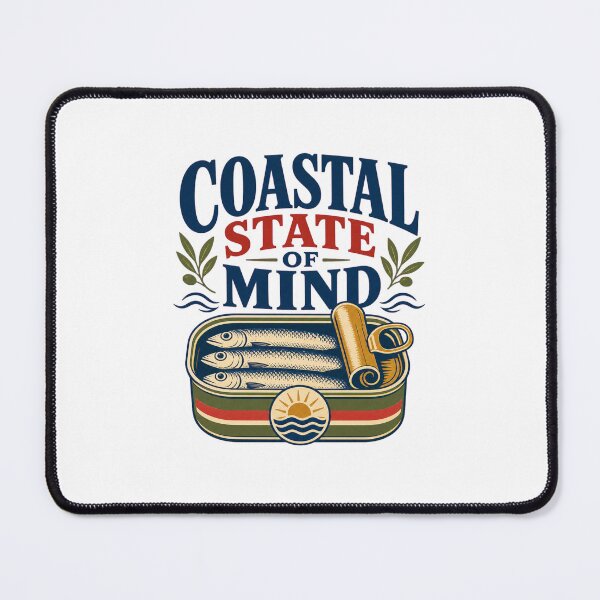 Item preview, Coastal State of Mind - Sardine Summer Design designed and sold by GoverArt.
