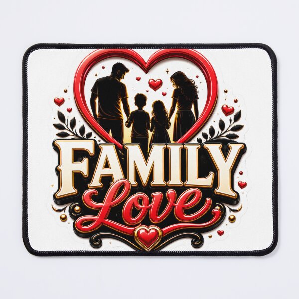 Item preview, Family Love Cute Happy Family designed and sold by MR4me.