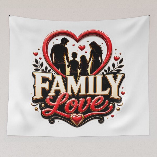 Item preview, Family Love Cute Happy Family designed and sold by MR4me.