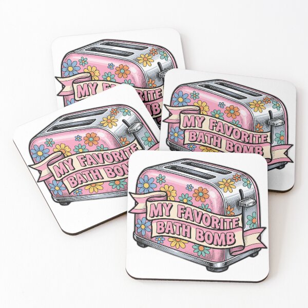 Item preview, My Favorite Bath Bomb Retro Toaster Funny Dark designed and sold by ryanguas.