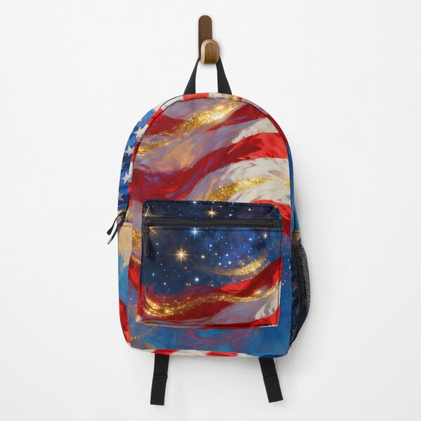 Item preview, Starry American Flag America 250 designed and sold by Buttonquill.