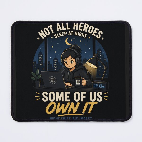 Item preview, Not All Heroes Sleep At Night designed and sold by IMAGINE---X.