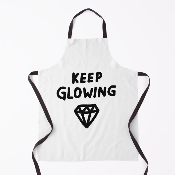 Item preview, Keep Glowing Diamond Quote Doodle designed and sold by DaisyRooDesign.