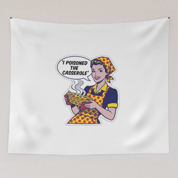 Item preview, I Poisoned The Casserole Retro 50s Housewife designed and sold by ryanguas.