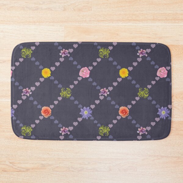 Item preview, Spring Flowers & Hearts Diamonds on Purple designed and sold by Digitalmyth's Designs.