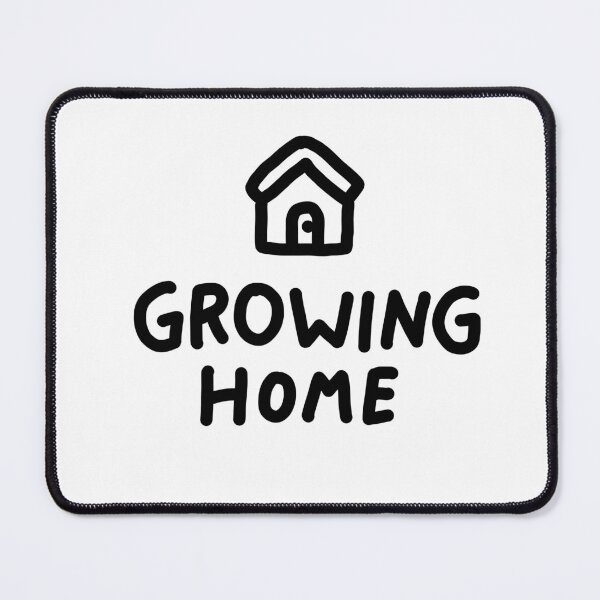Item preview, Growing Home House Doodle Quote designed and sold by DaisyRooDesign.