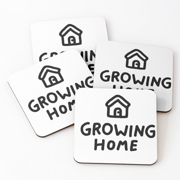Item preview, Growing Home House Doodle Quote designed and sold by DaisyRooDesign.