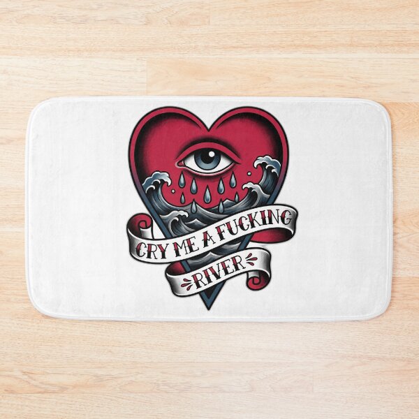 Item preview, Cry Me A River Traditional Tattoo Sacred Heart designed and sold by ryanguas.