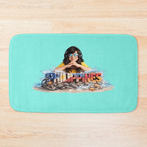 Item preview, Philippines Beach and Music Graphic Tee designed and sold by FlipFlopTeesCo.
