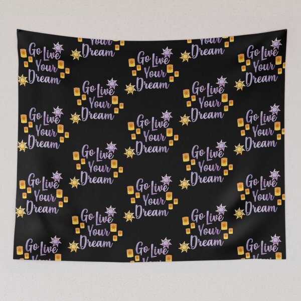 Item preview, Go Live Your Dream Tangled designed and sold by lucartian.